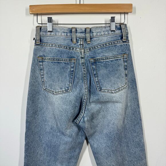 J. Galt Shanghai Jeans Women S Blue Light Medium Wash High Waist 100% Cotton - Picture 5 of 7